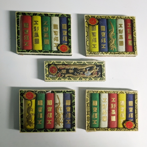 Lot Of Vintage Chinese Traditional Ink Bricks - Picture 2 of 6
